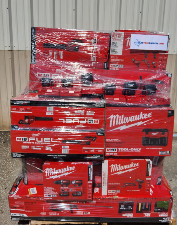 Buy Milwaukee Tools liquidation pallet wholesale