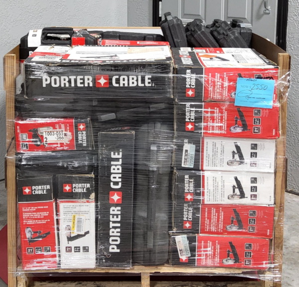 Buy Porter Cable Nailer Liquidation Pallet Wholesale