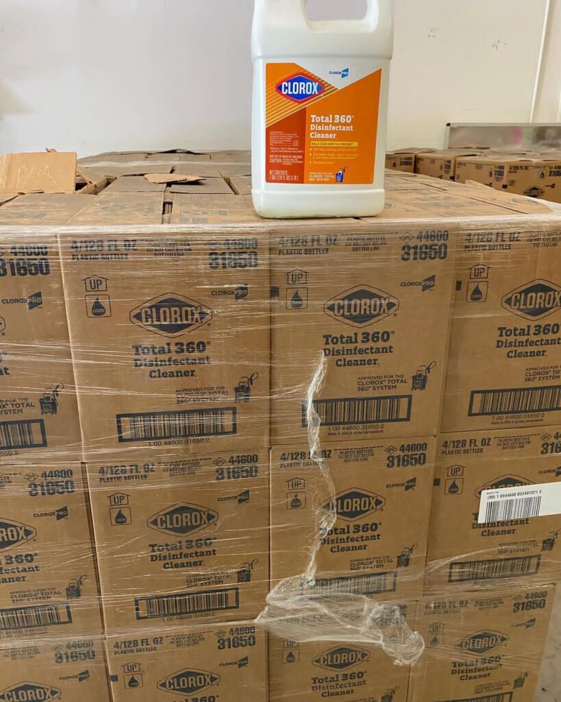 disinfectant pallet for sale
