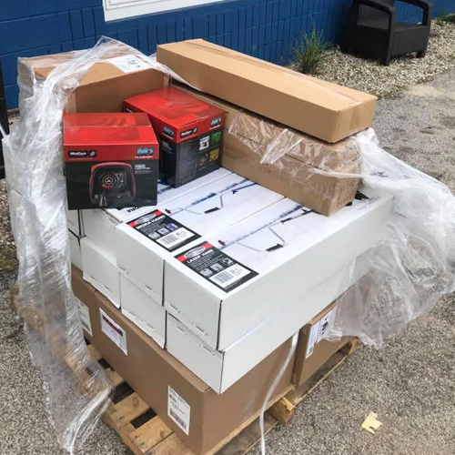 Fishing Gear Pallet fishing gears liquidation pallet