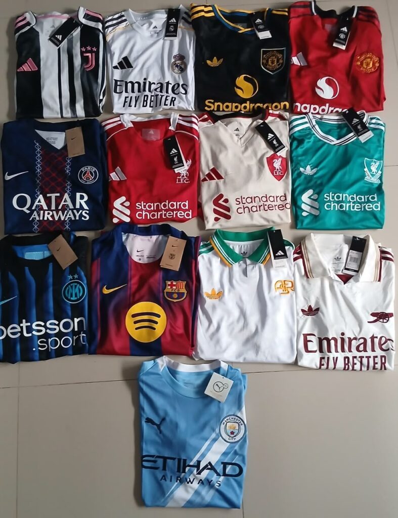 soccer jerseys pallet