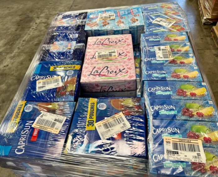 Wholesale Beverage Liquidation Pallets | Bulk Assorted Drinks