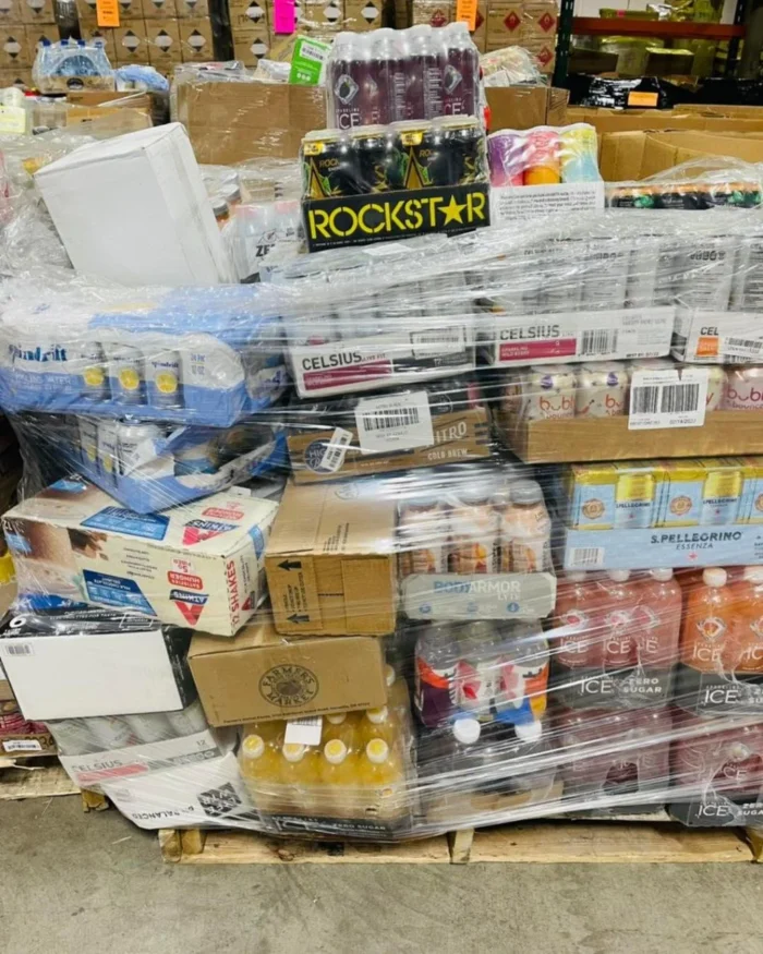 Wholesale Beverage Liquidation Pallets | Bulk Assorted Drinks