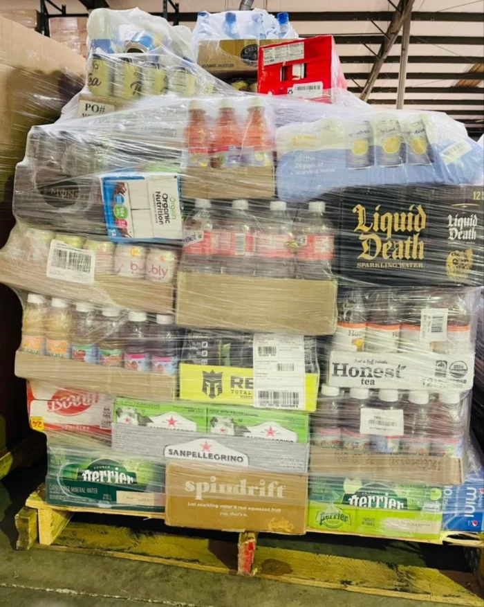 Wholesale Beverage Liquidation Pallets | Bulk Assorted Drinks