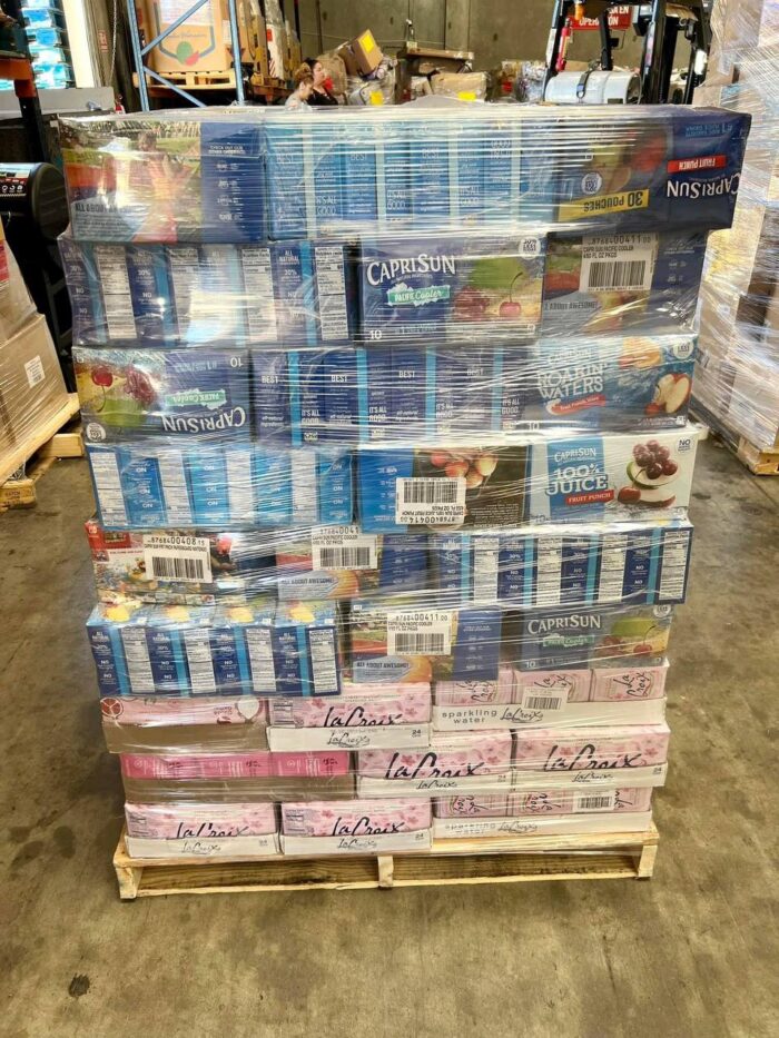 Wholesale Beverage Liquidation Pallets | Bulk Assorted Drinks