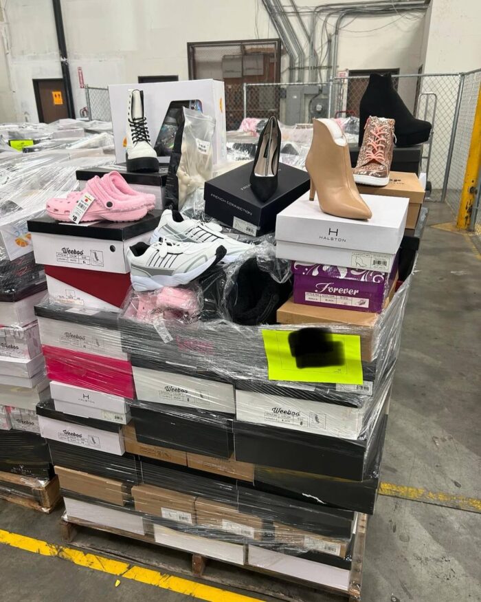 Wholesale Female Shoes Liquidation Pallets | 70 Pairs Per Pallet