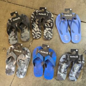 Wholesale Hurley Sandals Lot Pallet | 1,500 Pairs NWT Hurley Sandals