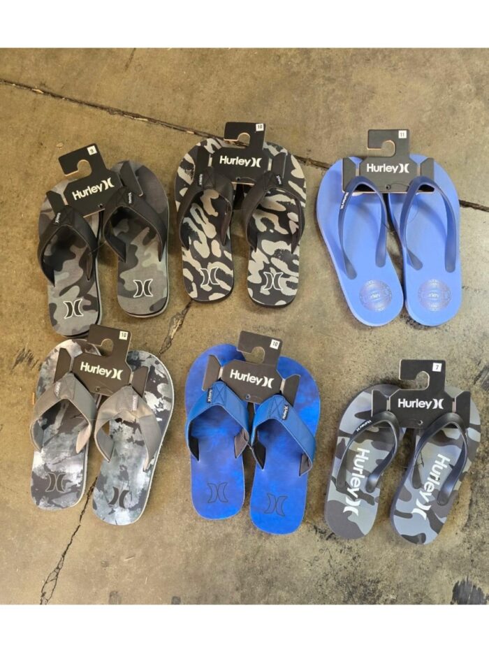 Wholesale Hurley Sandals Lot Pallet | 1,500 Pairs NWT Hurley Sandals